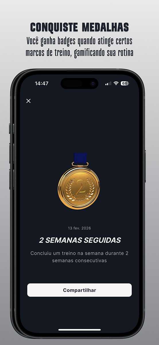Interface do Endor Fitness para personal trainers - Tela 10