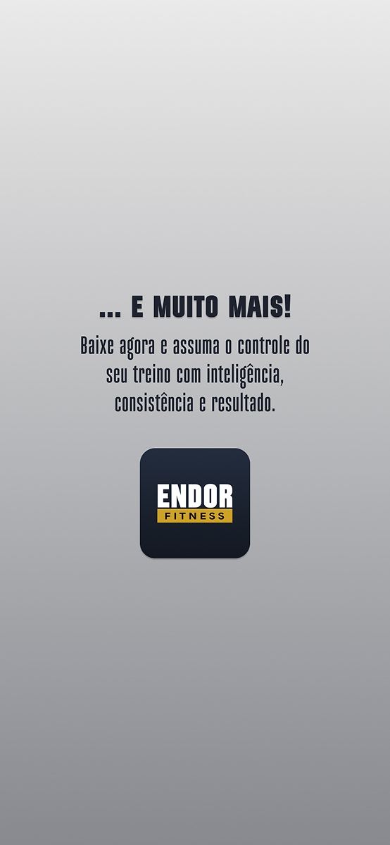 Interface do Endor Fitness para personal trainers - Tela 12