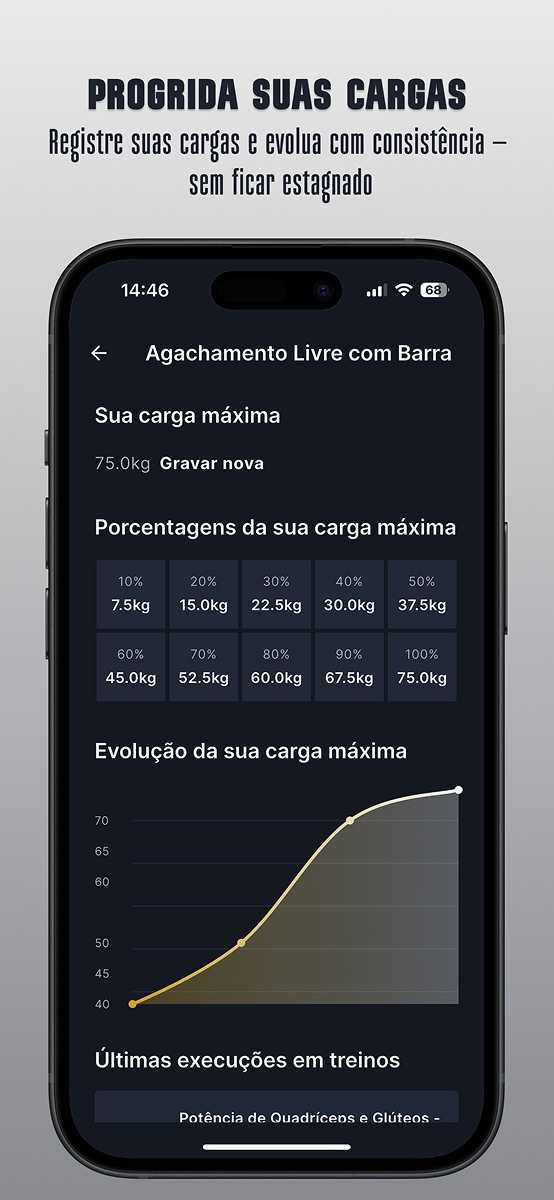 Interface do Endor Fitness para atletas independentes - Tela 4